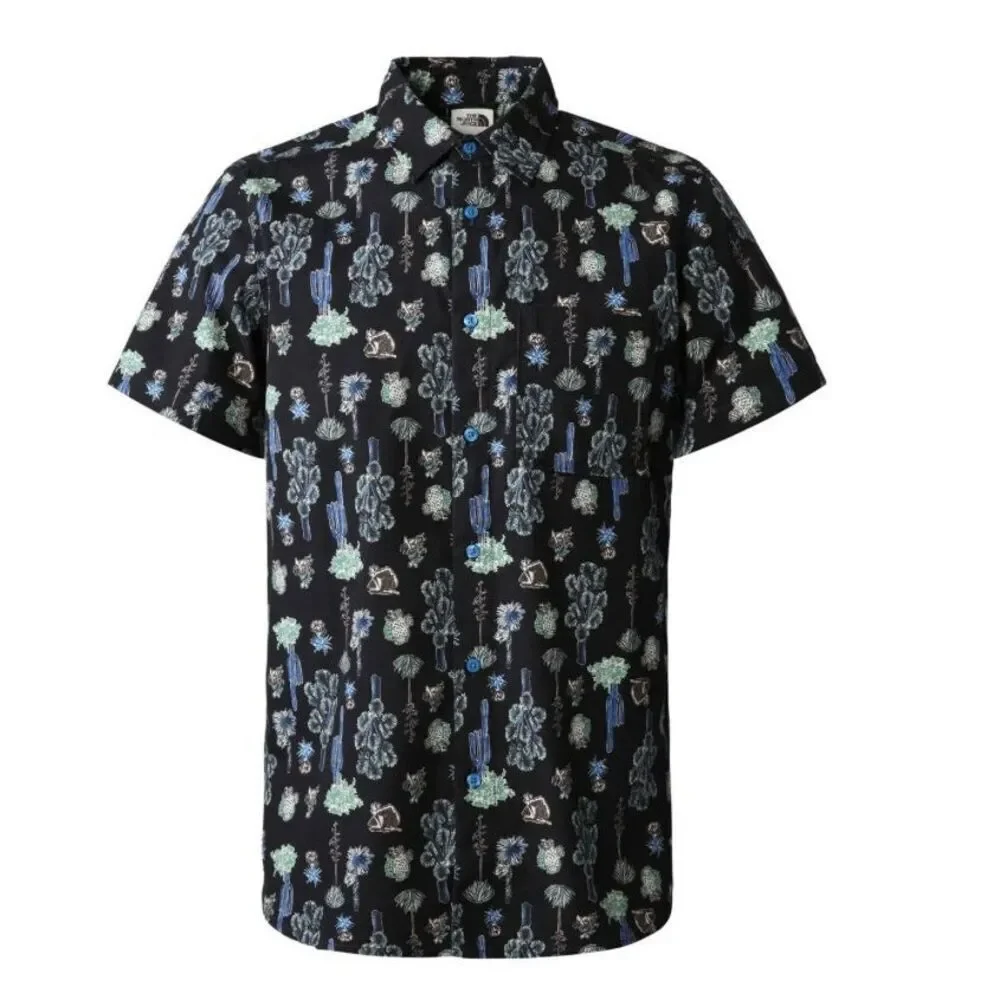 THE NORTH FACE HERREN SHIRT M S/S BAYTRAIL PATTERN SHIRT NWT Small
